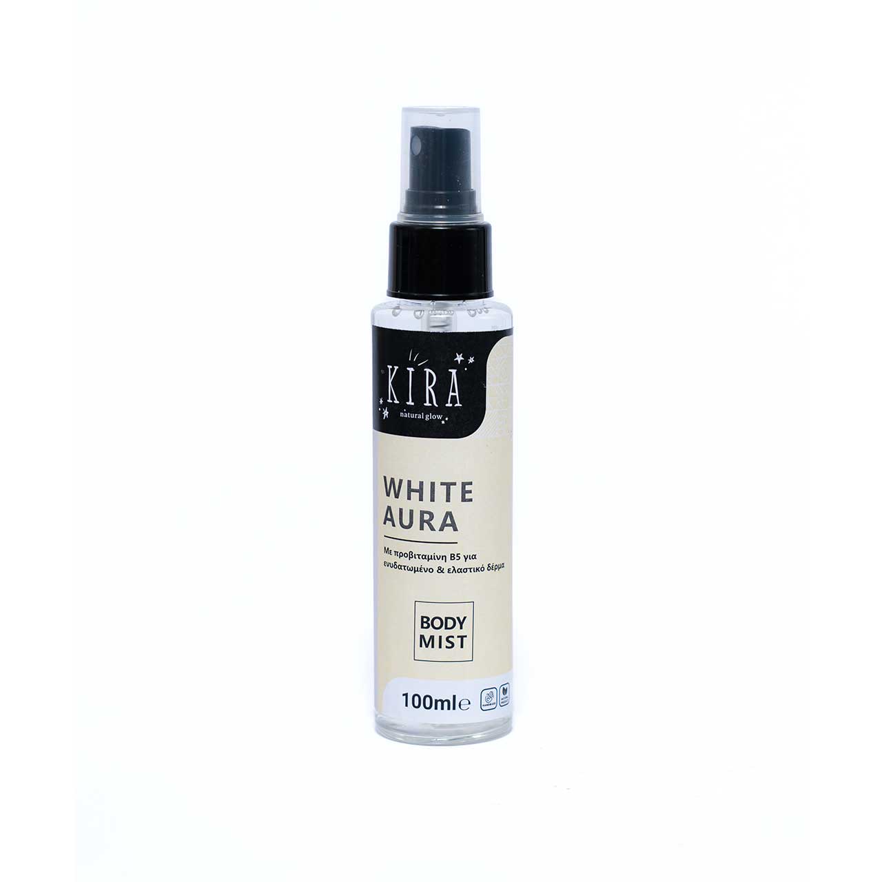 White Aura Unisex Body Mist 100ml με άρωμα Lily & Cotton της Kira Natural Glow